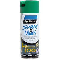 dy-mark spray and mark layout paint 350g green