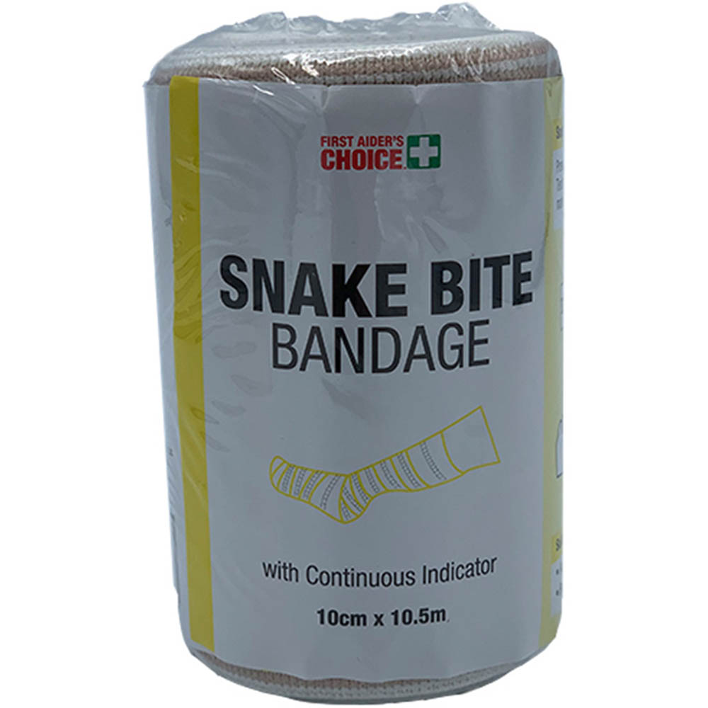 Image for FIRST AIDERS CHOICE SNAKE BITE INDICATOR BANDAGE 100MM X 10.5M from That Office Place PICTON