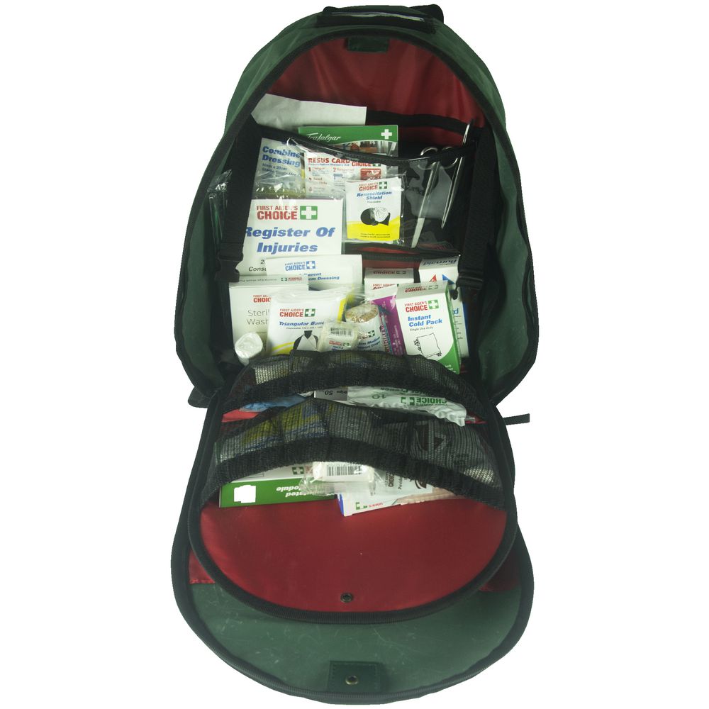 Image for TRAFALGAR GRAB AND GO FIRST AID BACK PACK from That Office Place PICTON