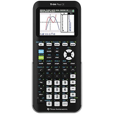 Image for TEXAS INSTRUMENTS TI84 PLUS CE COLOUR GRAPHING CALCULATOR from BusinessWorld Computer & Stationery Warehouse