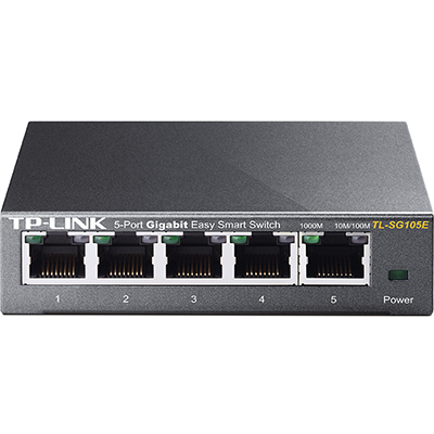 Image for TP-LINK TL-SG105E 5-PORT GIGABIT EASY SMART SWITCH from Clipboard Stationers & Art Supplies