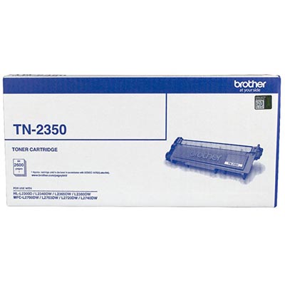 Image for BROTHER TN2350 TONER CARTRIDGE BLACK from York Stationers