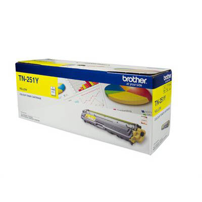 Image for BROTHER TN251Y TONER CARTRIDGE YELLOW from Office Heaven