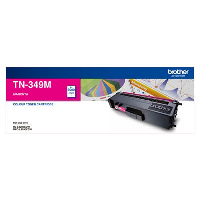 Image for BROTHER TN349M TONER CARTRIDGE MAGENTA from BusinessWorld Computer & Stationery Warehouse