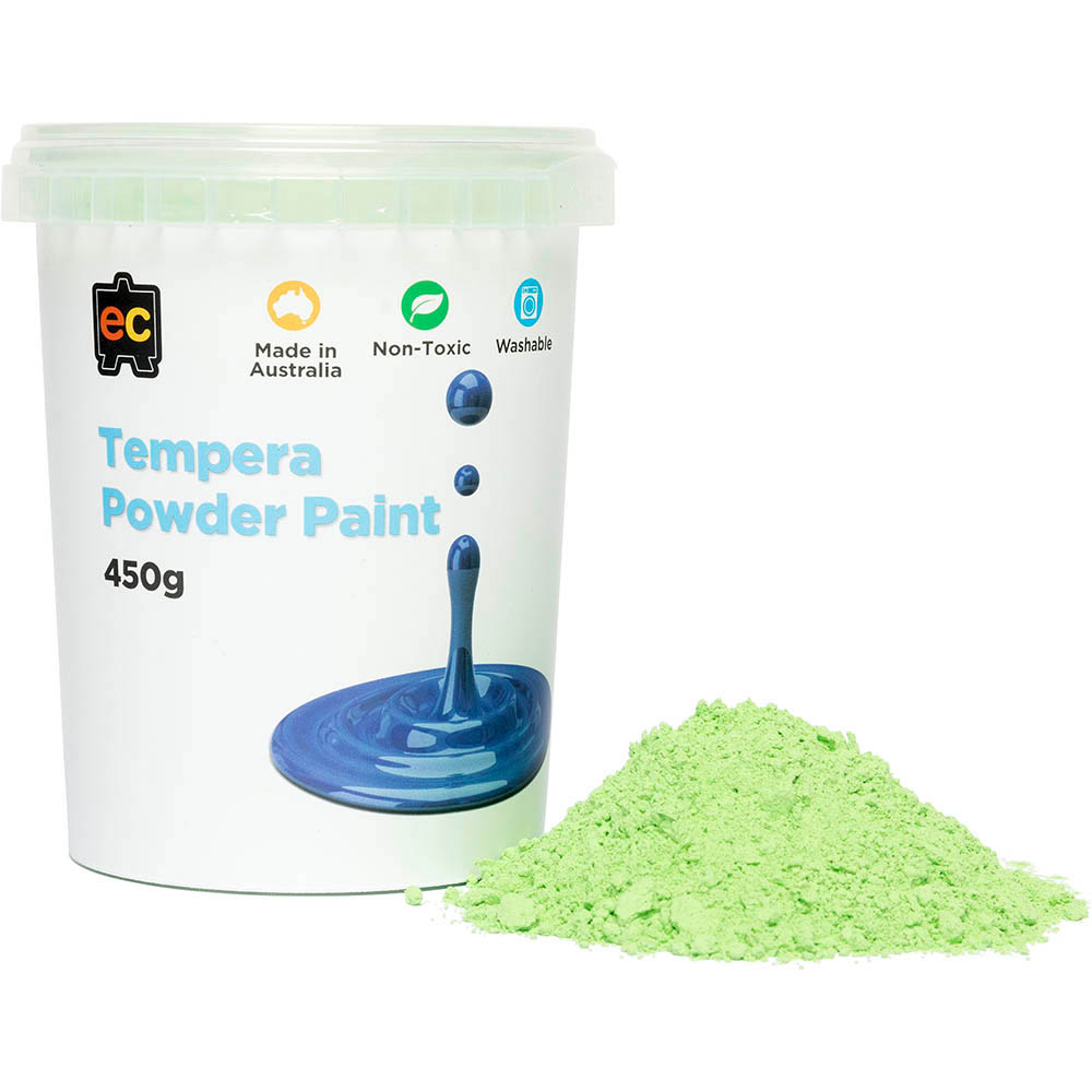 Image for EDUCATIONAL COLOURS TEMPERA POWDER 450GM GREEN from Prime Office Supplies