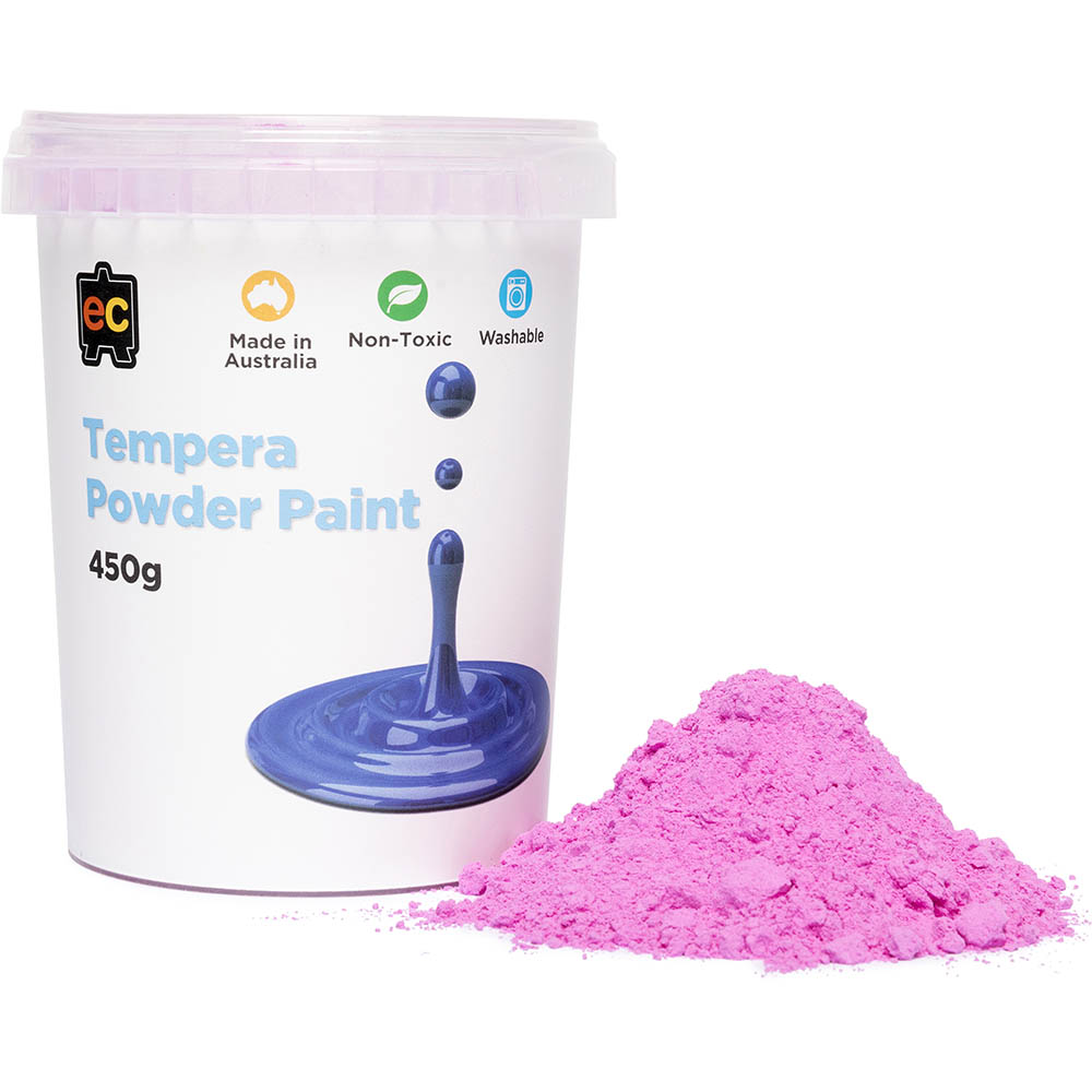 Image for EDUCATIONAL COLOURS TEMPERA POWDER 450GM PINK from Prime Office Supplies
