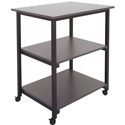Image for RAPIDLINE MOBILE UTILITY TROLLEY 3 TIER 800 X 600 X 900MM IRONSTONE from Positive Stationery