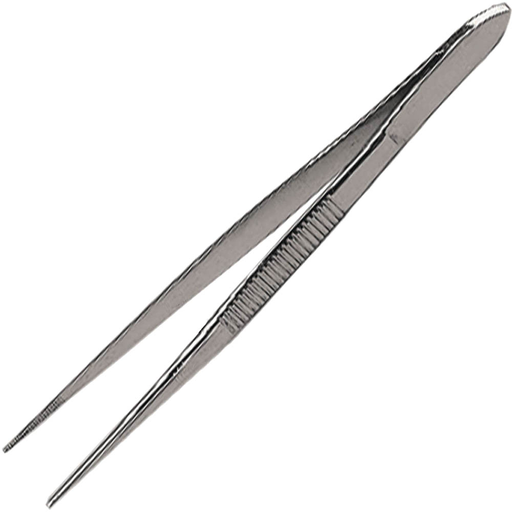 Image for FIRST AIDERS CHOICE POINTED FORCEPS STAINLESS STEEL 125MM from That Office Place PICTON