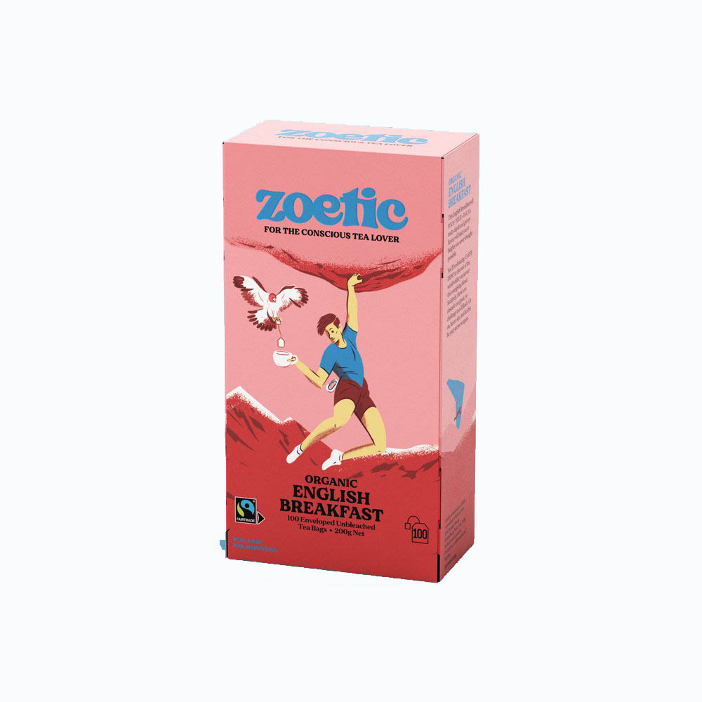 Image for ZOETIC TEA BAGS ENGLISH BREAKFAST PACK 100 from BusinessWorld Computer & Stationery Warehouse