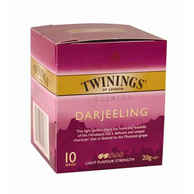Image for TWININGS ORIGINS DARJEELING TEA BAGS PACK 10 from Mitronics Corporation