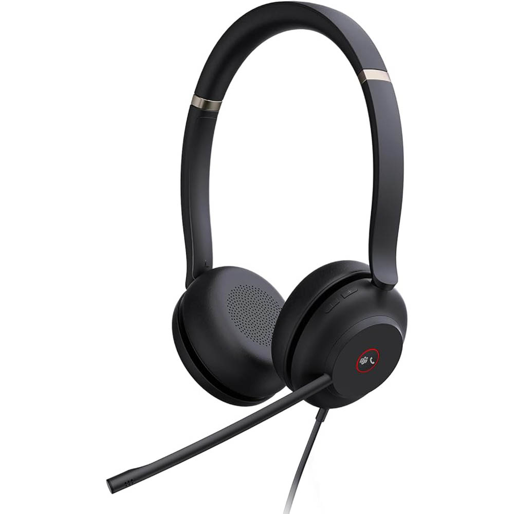 Image for YEALINK UH37 PROFESSIONAL DUAL HEADSET USB WIRED BLACK from Office Heaven