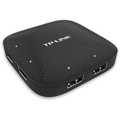 Image for TP-LINK UH400 PORTABLE 4-PORT HUB USB-A 3.0 BLACK from Mitronics Corporation