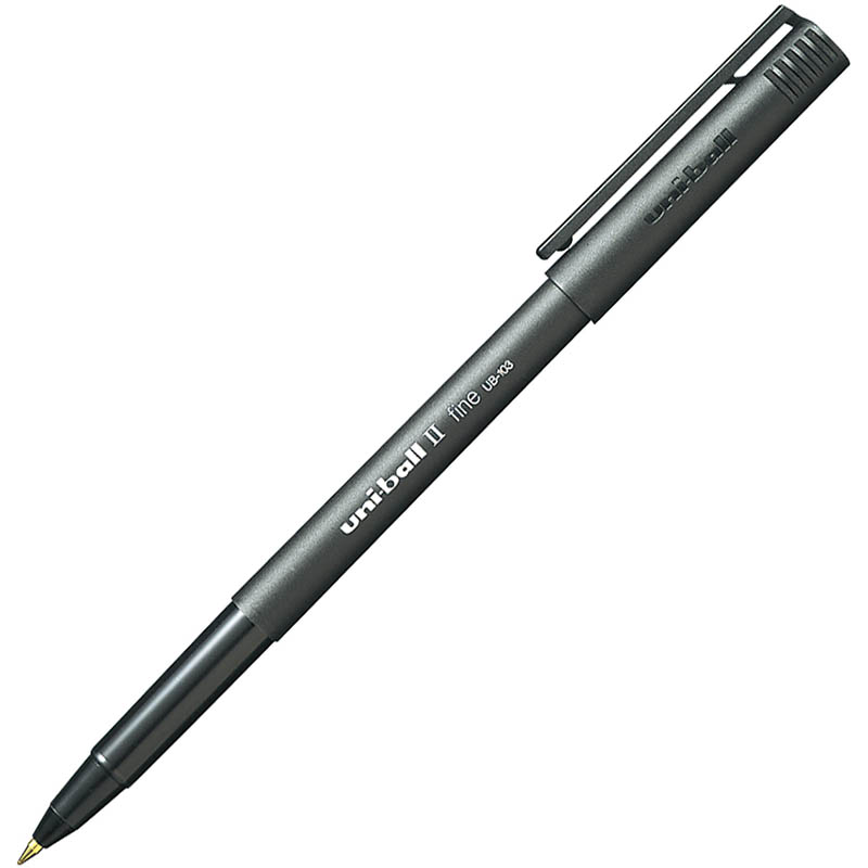Image for UNI-BALL UB-103 II LIQUID INK ROLLERBALL PEN 0.7MM BLACK from That Office Place PICTON