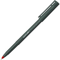 uni-ball ub-103 ii liquid ink rollerball pen 0.7mm red