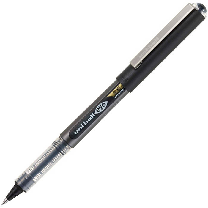 Image for UNI-BALL UB150-038 EYE LIQUID INK ROLLERBALL PEN 0.38MM BLACK from Office Express