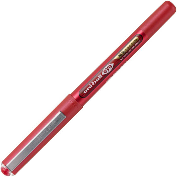 Image for UNI-BALL UB150-038 EYE LIQUID INK ROLLERBALL PEN 0.38MM RED from Memo Office and Art