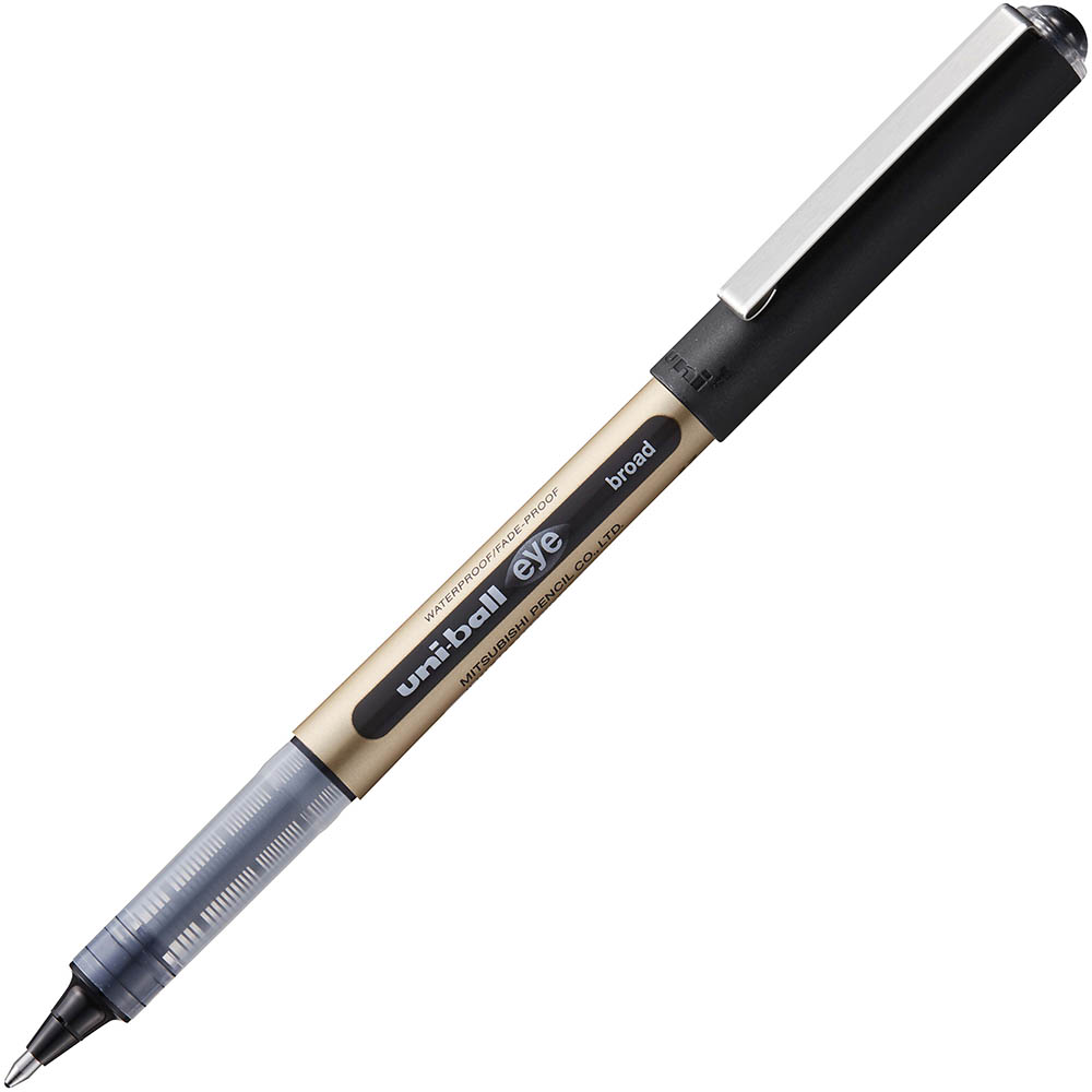 Image for UNI-BALL UB150-10 EYE LIQUID INK ROLLERBALL PEN 1.0MM BLACK from Memo Office and Art
