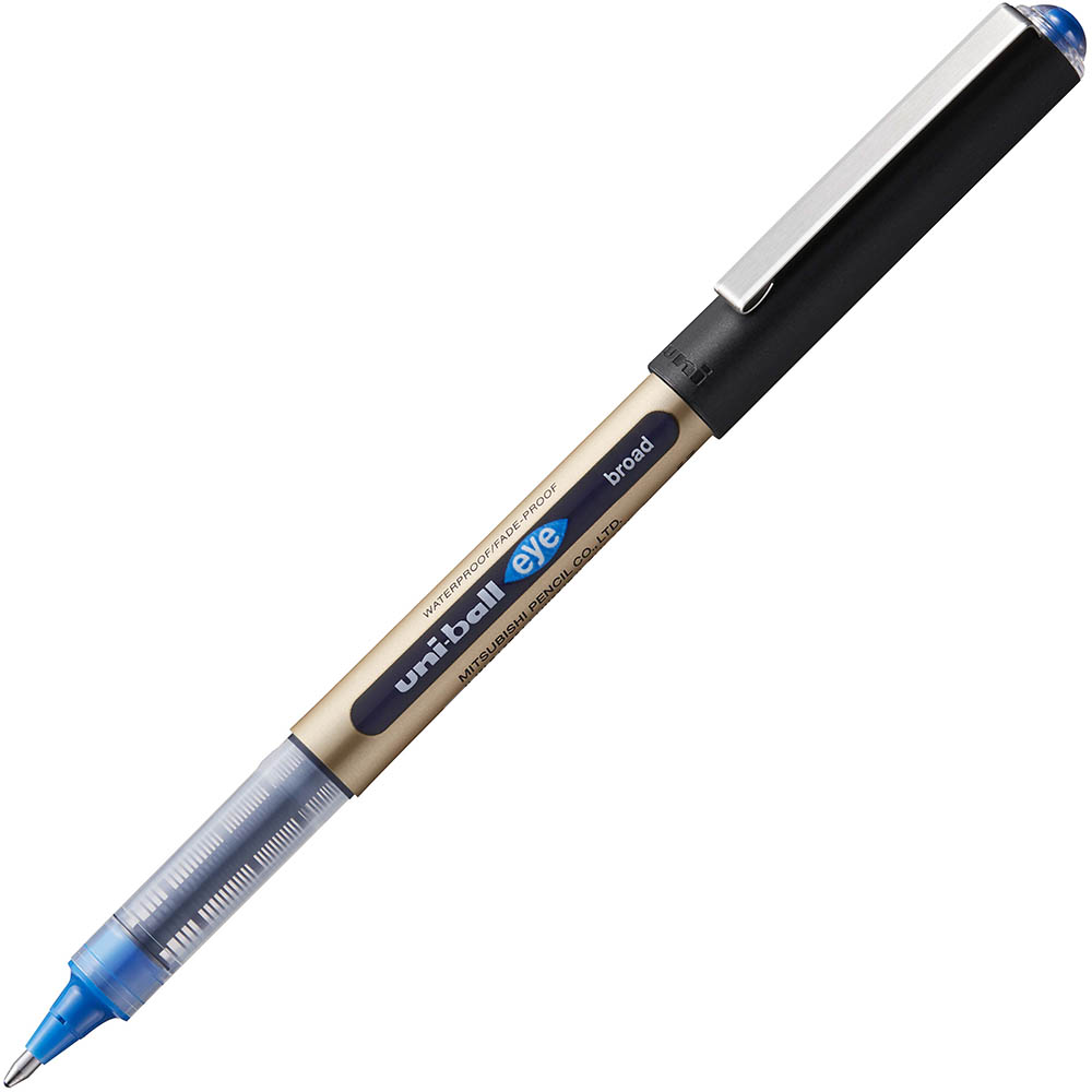 Image for UNI-BALL UB150-10 EYE LIQUID INK ROLLERBALL PEN 1.0MM BLUE from Office Heaven