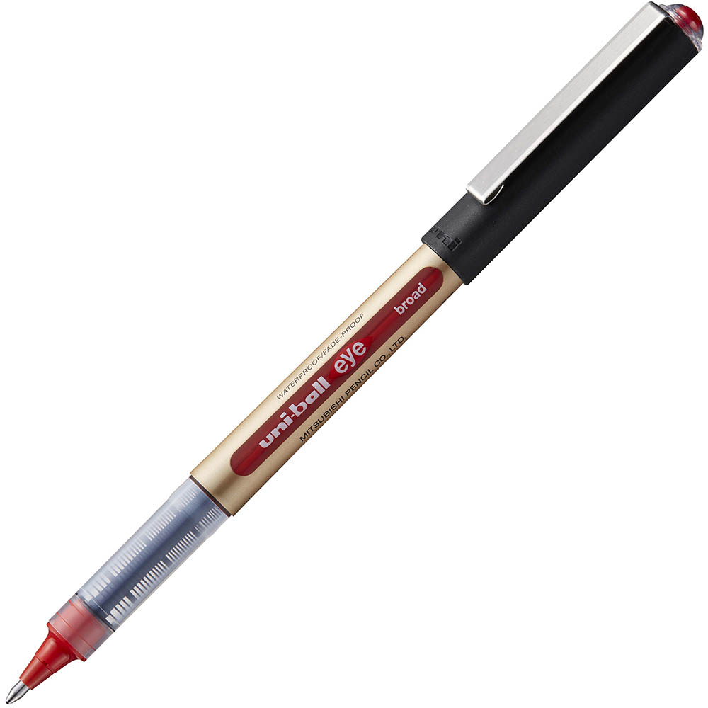 Image for UNI-BALL UB150-10 EYE LIQUID INK ROLLERBALL PEN 1.0MM RED from Memo Office and Art
