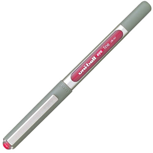 Image for UNI-BALL UB157 EYE LIQUID INK PEN ROLLERBALL 0.7MM WINE RED from Office Heaven