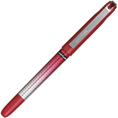 Image for UNI-BALL UB-185 EYE NEEDLE LIQUID INK PEN 0.5MM RED from Office Heaven