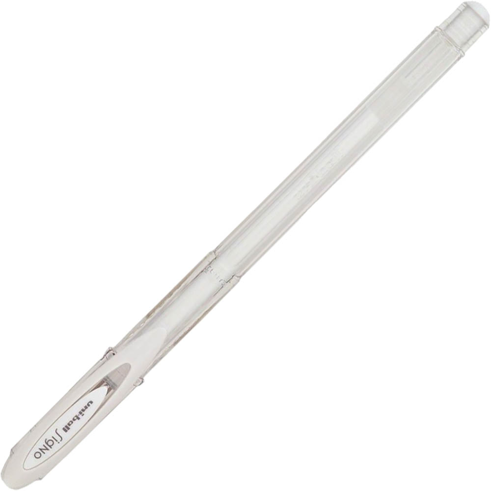 Image for UNI-BALL UM120 SIGNO GEL INK ROLLERBALL PEN 0.7MM WHITE from BusinessWorld Computer & Stationery Warehouse