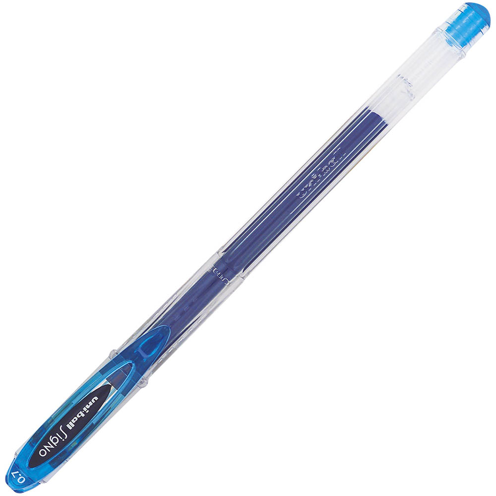 Image for UNI-BALL UM120 SIGNO GEL INK ROLLERBALL PEN 0.7MM LIGHT BLUE from BusinessWorld Computer & Stationery Warehouse