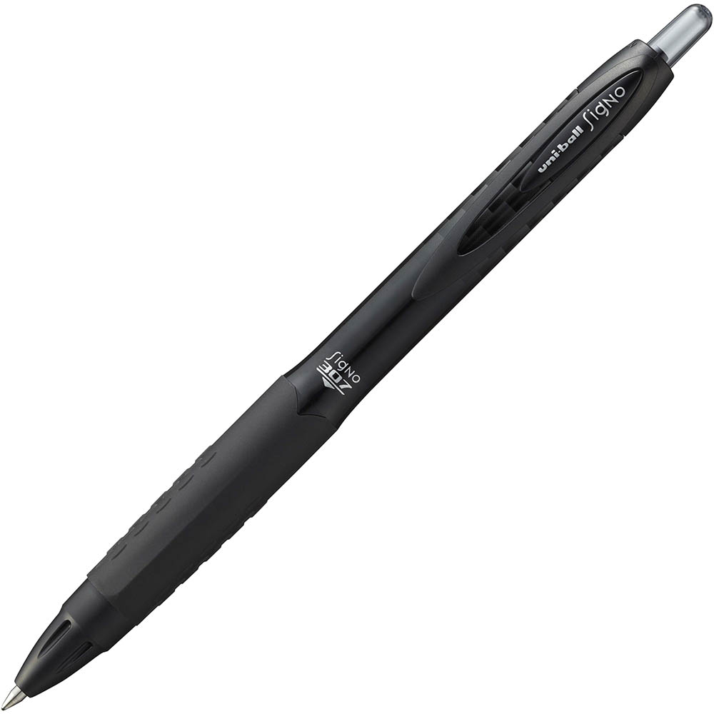 Image for UNI-BALL UMN307 SIGNO RETRACTABLE GEL INK ROLLERBALL PEN 0.5MM BLACK from Australian Stationery Supplies