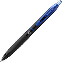 uni-ball umn307 signo retractable gel ink rollerball pen 0.5mm blue