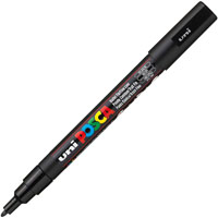 posca pc-3m paint marker bullet fine 1.3mm black