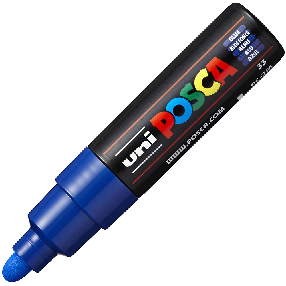Image for POSCA PC-7M PAINT MARKER BULLET BOLD 5.5MM BLUE from BusinessWorld Computer & Stationery Warehouse