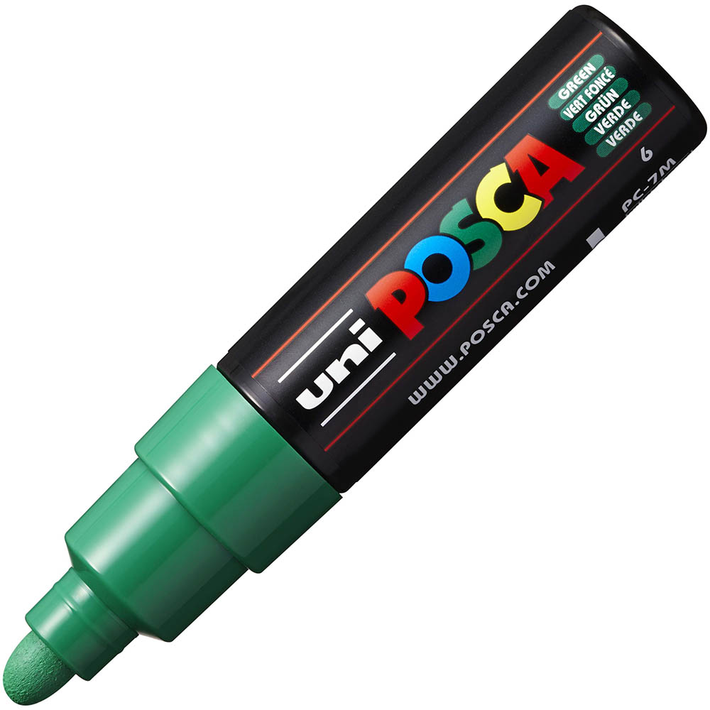Image for POSCA PC-7M PAINT MARKER BULLET BOLD 5.5MM GREEN from Challenge Office Supplies