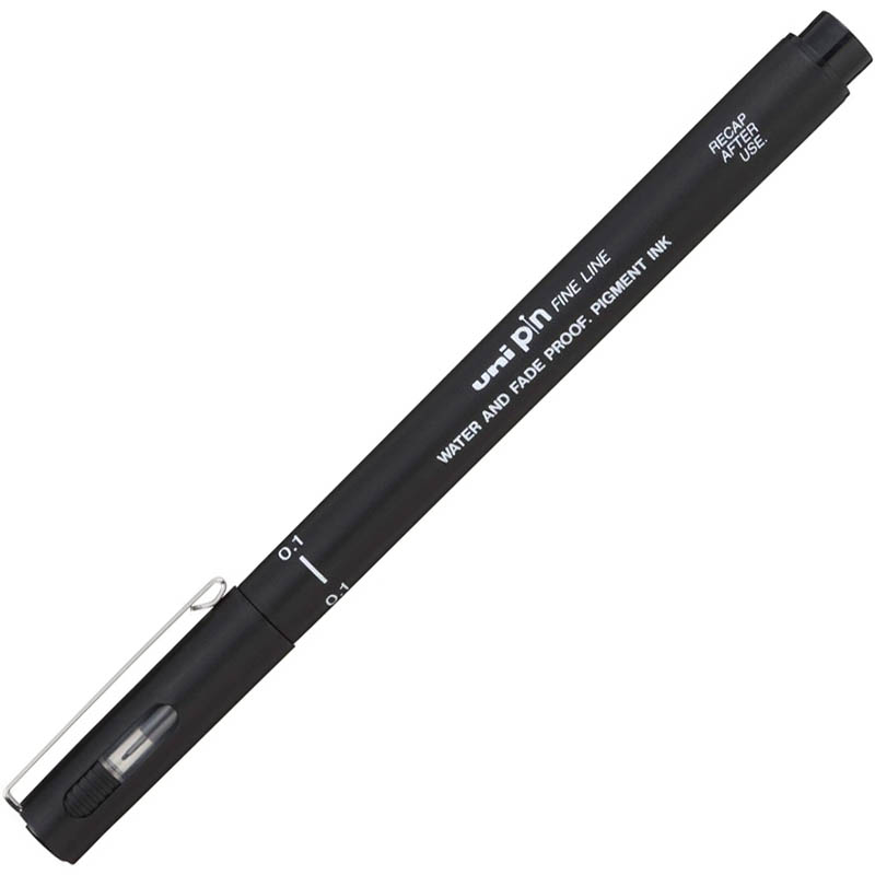 Image for UNI-BALL 200 PIN FINELINER PEN 0.1MM BLACK from BusinessWorld Computer & Stationery Warehouse