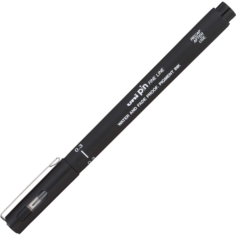 Image for UNI-BALL 200 PIN FINELINER PEN 0.3MM BLACK from BusinessWorld Computer & Stationery Warehouse