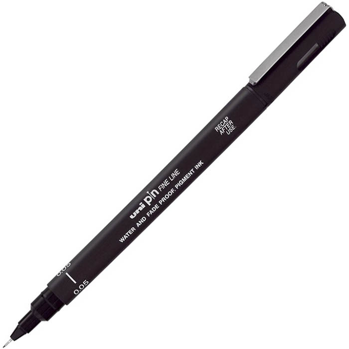 Image for UNI-BALL 200 PIN FINELINER PEN 0.5MM BLACK from BusinessWorld Computer & Stationery Warehouse