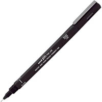 uni-ball 200 pin fineliner pen 0.5mm black