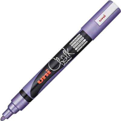 Image for UNI-BALL CHALK MARKER BULLET TIP 2.5MM METALLIC VIOLET from That Office Place PICTON