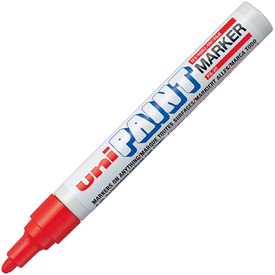 Image for UNI-BALL PX-20 PAINT MARKER BULLET 2.8MM RED from BusinessWorld Computer & Stationery Warehouse