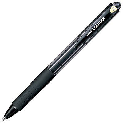 Image for UNI-BALL SN100 LAKNOCK RETRACTABLE BALLPOINT PEN 1.4MM BLACK from Memo Office and Art