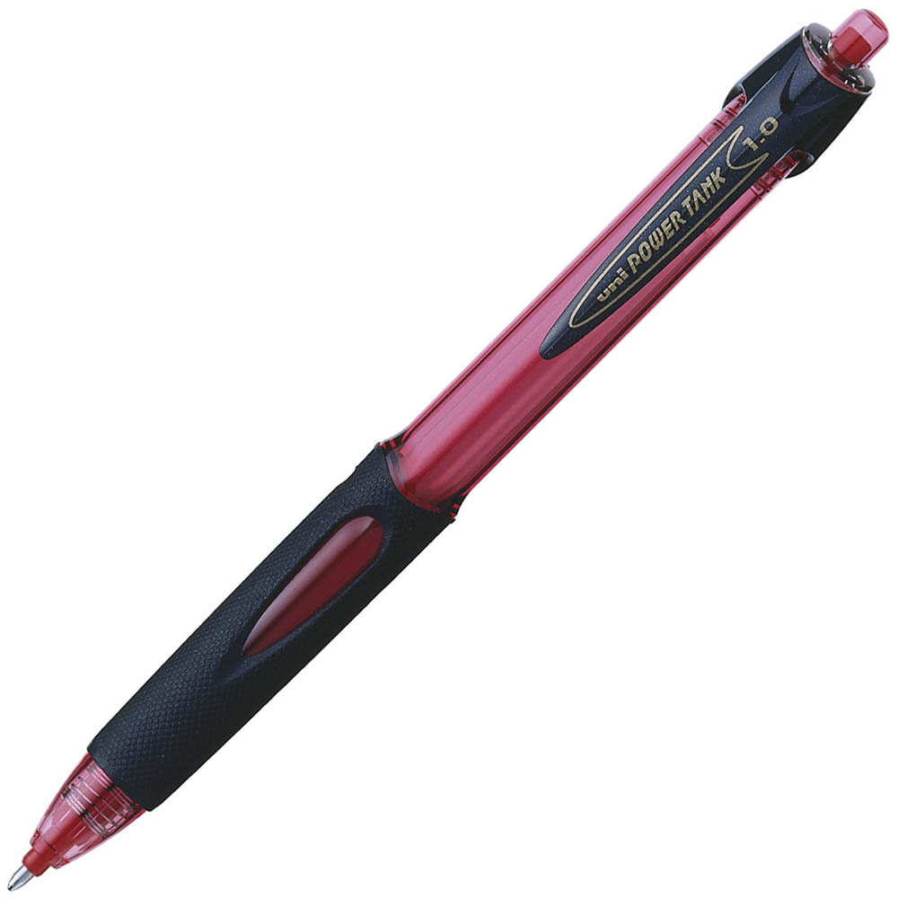 Image for UNI-BALL SN220 POWER TANK RETRACTABLE BALLPOINT PEN 1.0MM RED from BusinessWorld Computer & Stationery Warehouse