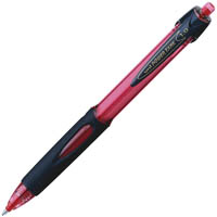uni-ball sn220 power tank retractable ballpoint pen 1.0mm red