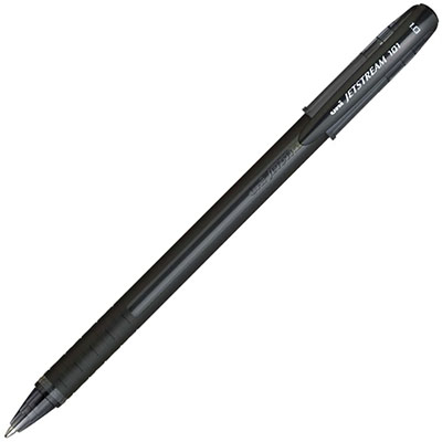 Image for UNI-BALL 101 JETSTREAM ROLLERBALL STICK PEN 1.0MM BLACK from Clipboard Stationers & Art Supplies