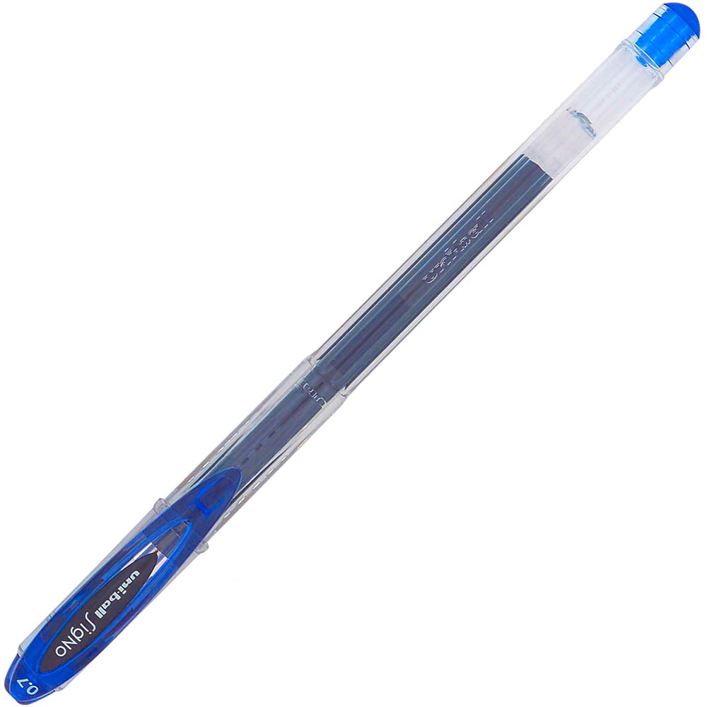 Image for UNI-BALL UM120 SIGNO GEL INK ROLLERBALL PEN 0.7MM BLUE from Clipboard Stationers & Art Supplies