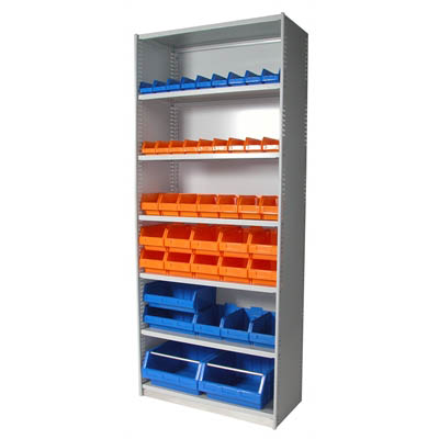 Image for APC STEEL UNI SHELVING 7 SHELVES 2175 X 900 X 400MM CYBER GREY from York Stationers