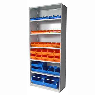 Image for APC STEEL UNI SHELVING 7 SHELVES 2175 X 900 X 400MM WHITE SATIN from York Stationers