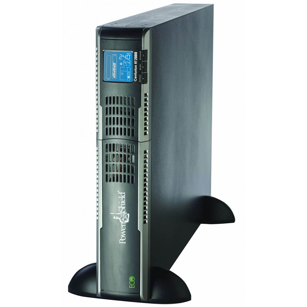 Image for POWERSHIELD CENTURION RT UPS 2000VA BLACK from Office Fix - WE WILL BEAT ANY ADVERTISED PRICE BY 10%