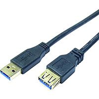 comsol superspeed usb extension cable 3.0 a male to a female 3m black