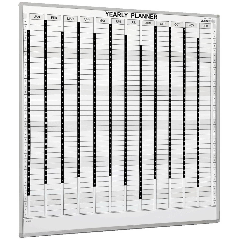 Image for VISIONCHART PERPETUAL YEAR PLANNER 1200 X 1200MM from Eastland Office Supplies