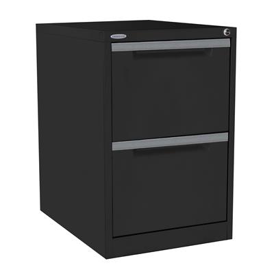 Image for STEELCO FILING CABINET 2 DRAWER 470 X 620 X 710MM GRAPHITE RIPPLE from Office Heaven