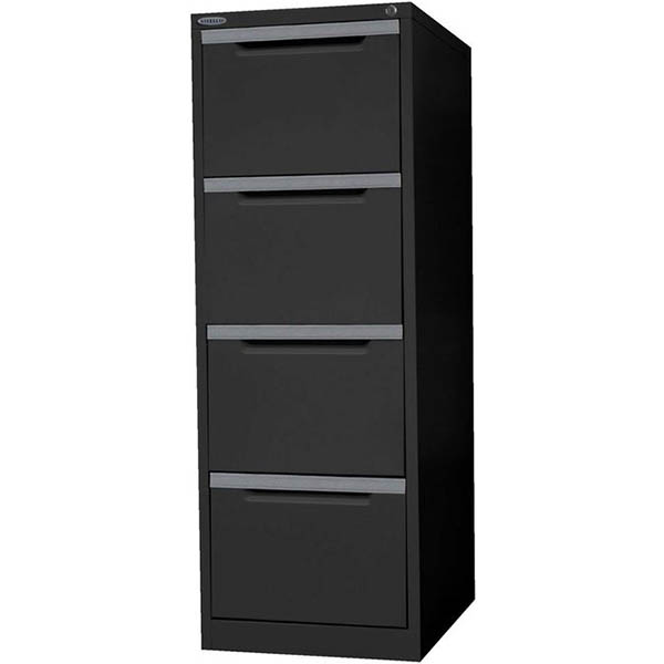 Image for STEELCO FILING CABINET 4 DRAWER 470 X 620 X 1320MM GRAPHITE RIPPLE from Mitronics Corporation